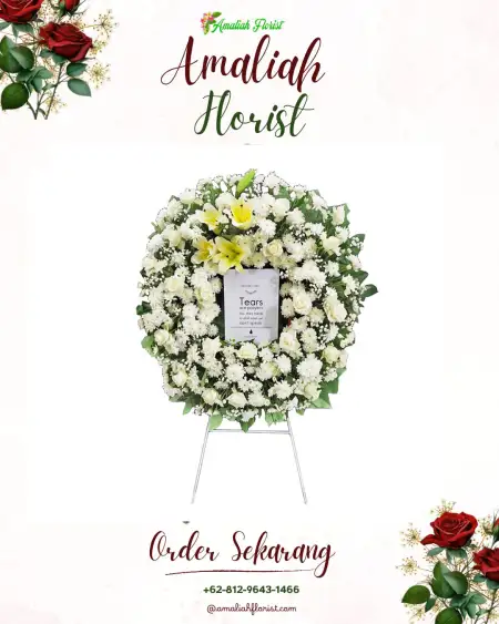Krans Bunga Duka Sebet
