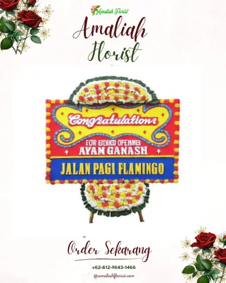 Sewa Papan Bunga Sebet